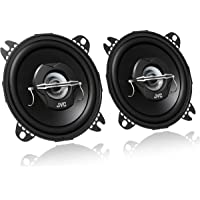 JVC CS-J420X - Altavoces coaxiales para coche (21 W RMS- 45 - 22000 Hz- 10cm (4)- 2 vías)- negro